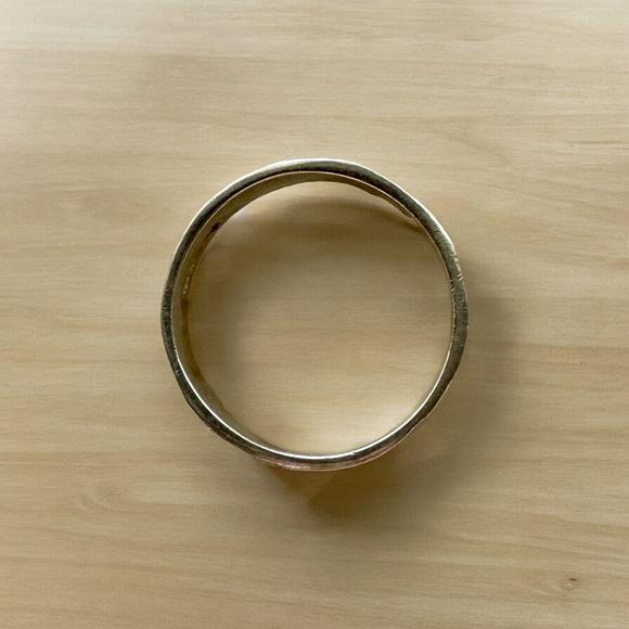 Silpada Pounded Silver Band Size 4.5 - Picture 2 of 2